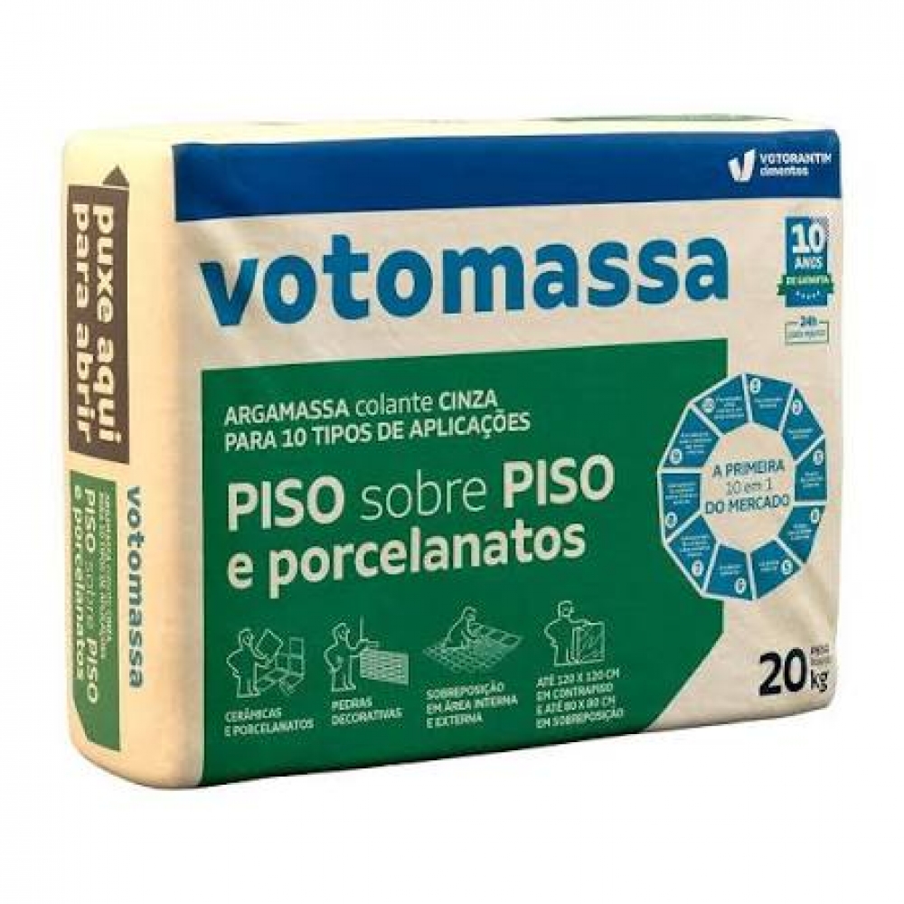 ARGAMASSA VOTOMASSA PISO SOBRE PISO 20KG - Padrão